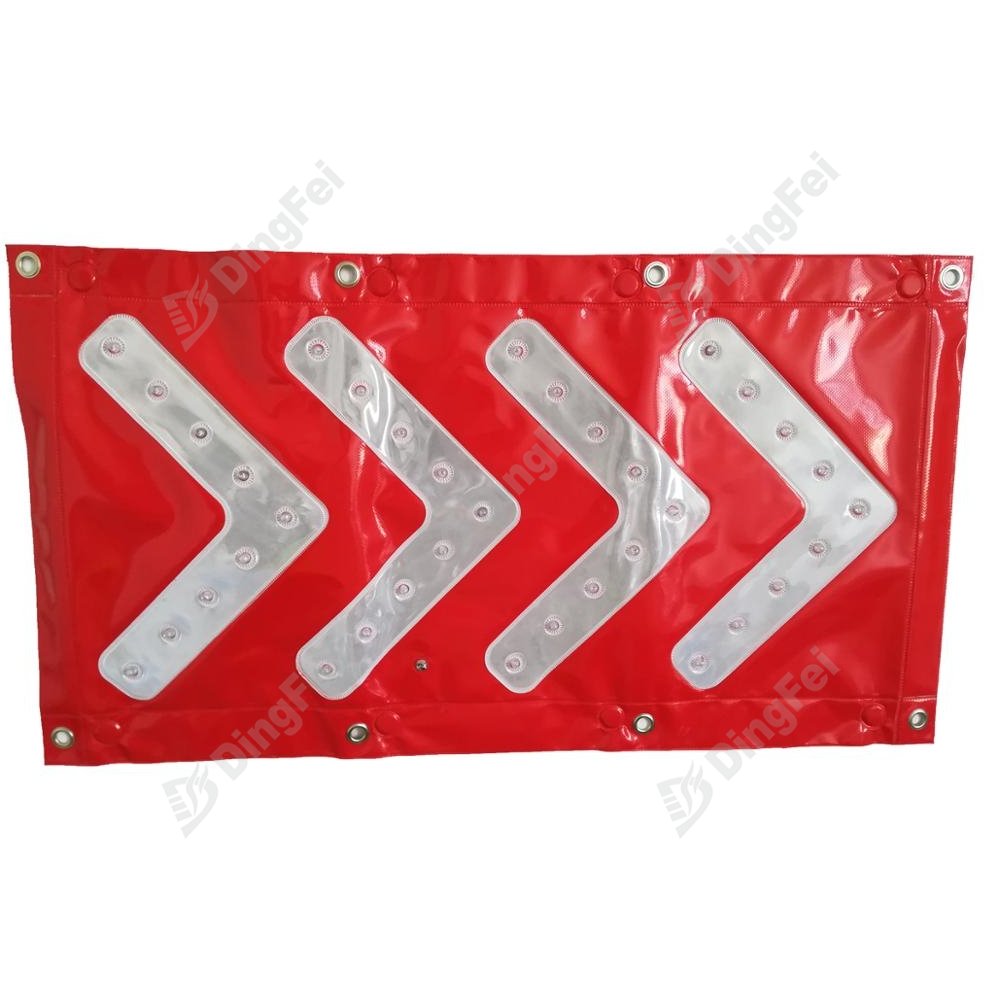 LED Traffic Warning Arrow Construction Directional Light Sign - 